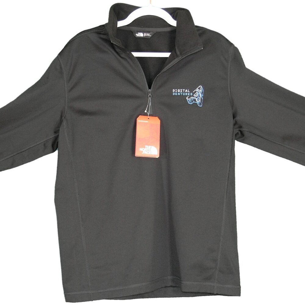 The North Face zip-up athletic jacket (Digital Dentures logo)